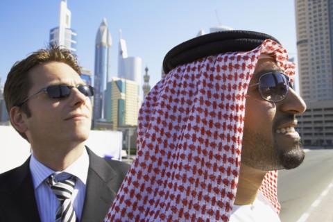 Multi-ethnic businessmen