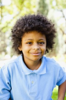 Smiling African boy