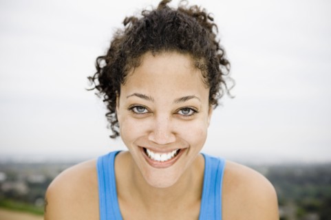 Smiling woman