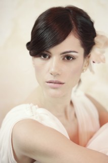 Close up of serious Caucasian woman
