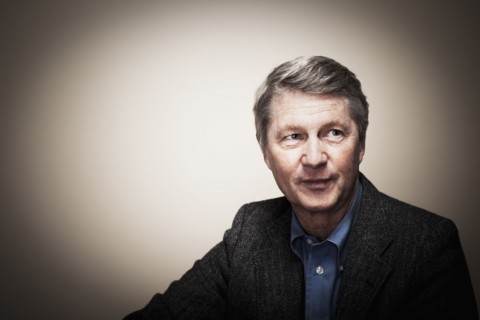 Smiling Caucasian businessman