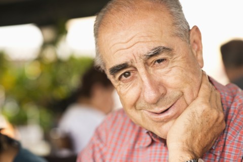 Hispanic man smiling