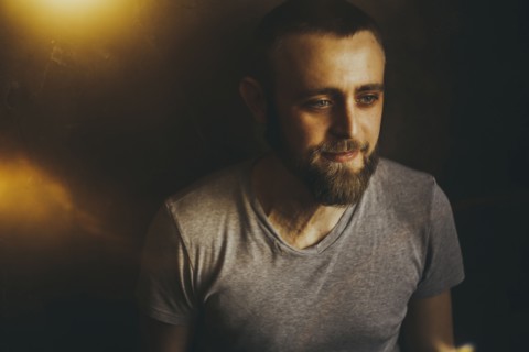 Portrait of Caucasian man with beard