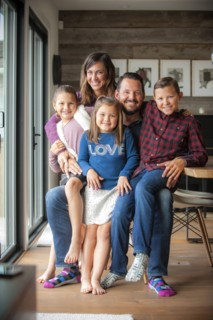 Portrait of smiling family