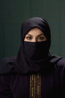 Middle Eastern woman wearing hijab