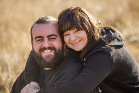 Portrait of smiling Caucasian couple