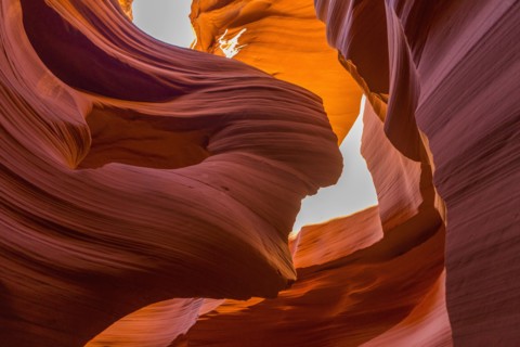 Smooth rock formations