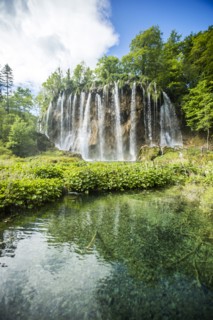 Waterfalls in forest