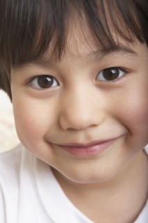 Filipino boy smiling