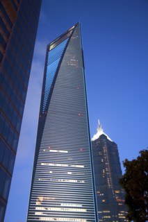 Modern highrise against sky