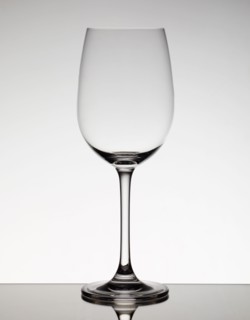 Empty wine glass