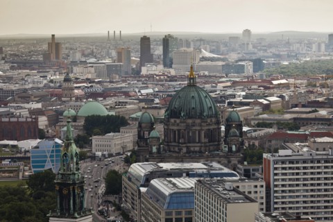 Ornate dome in cityscape