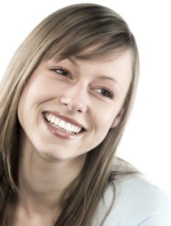 Close up of Hispanic woman smiling