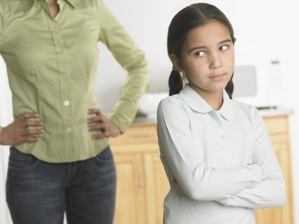 Daughter ignoring her mother