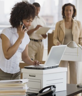 African business people starting new business