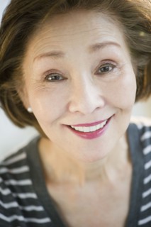 Happy Japanese woman