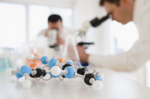 Close up of molecule module