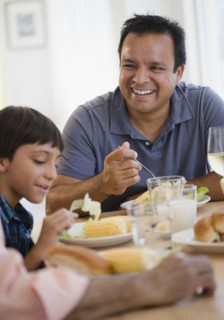 Hispanic grandfather