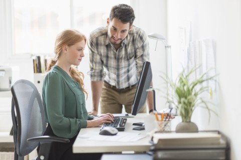 Business people working together in office
