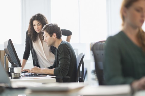 Business people working together in office
