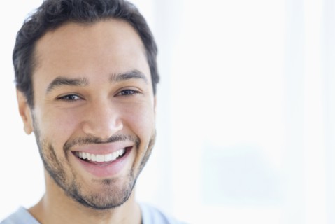 Hispanic man smiling