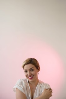 Caucasian woman smiling