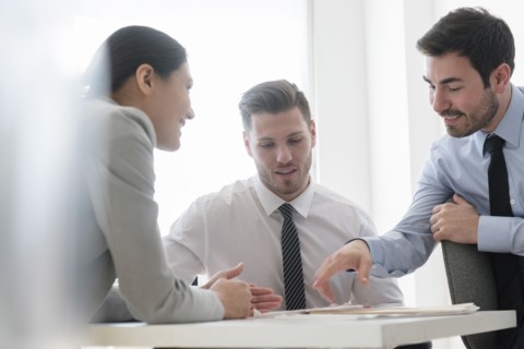 Business people meeting in office