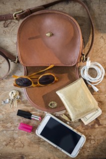 Purse with wall