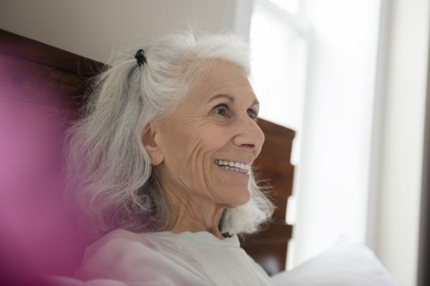 Portrait of smiling older woman