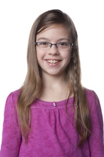 Smiling Caucasian girl
