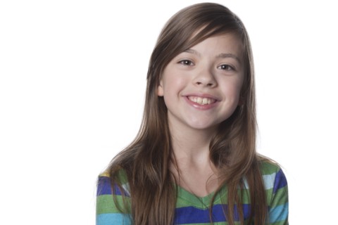 Smiling Caucasian girl