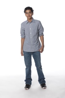 Smiling Hispanic boy