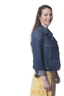 Smiling Caucasian woman