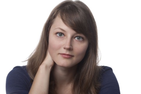 Serious Caucasian woman