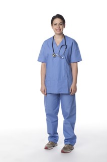 Smiling Caucasian doctor