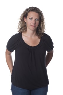 Serious Caucasian woman