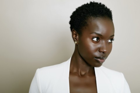 African American woman smiling