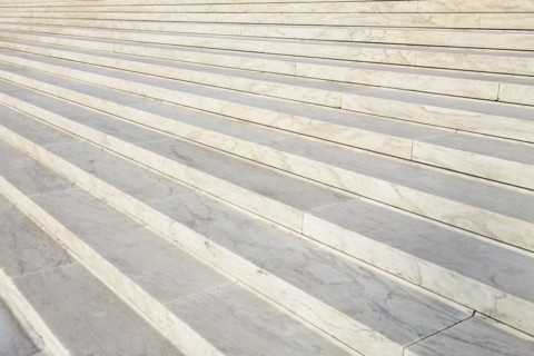Marble stairs of US Supreme Court