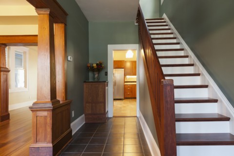 Empty entrance hall interior