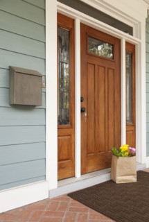 Package left by door