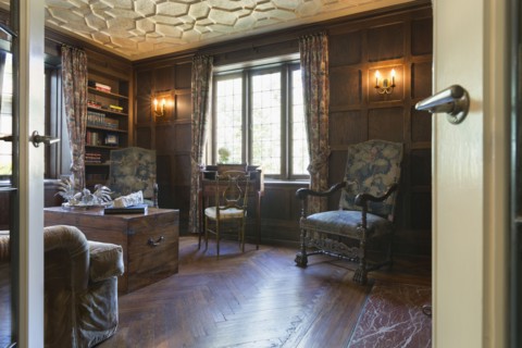 Interior of luxury vintage room