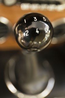 Classic car gear shift