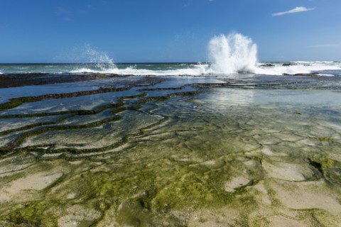 Coastline and tidal pools