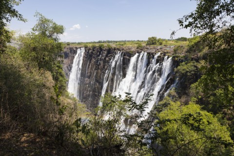 Scenic view of Victoria Falls