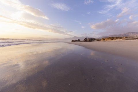 Sopiesklip beach in Walker Bay Nature Reserve