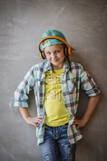 Portrait of smiling girl