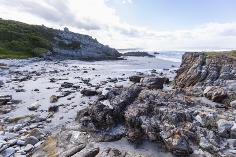 Voelklip Beach and Atlantic Ocean
