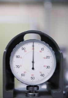 Detail of industrial gauge