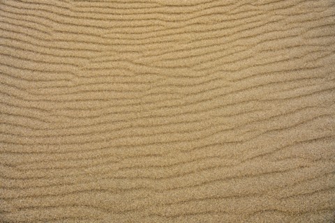 Close-up of rippled sand