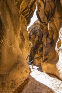 Senior female hiker